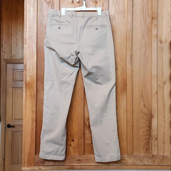 Gap Khaki Essentials Straight Leg Chino Pants, 36 X 34, Tan - Picture 2 of 9